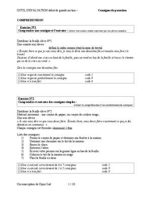evaluation grande section debut d_annee Book