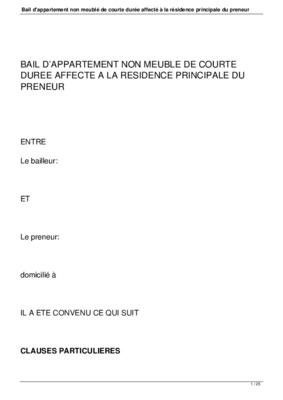 bail meuble tissot Book