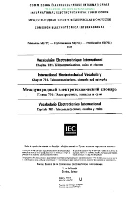 vocabulaire electrotechnique international Book