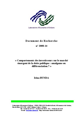 les comportements des investisseurs boursiers sur le marche financier tunisien Book