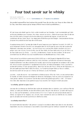 tout savoir sur le whisky Book