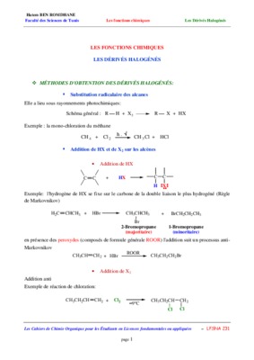 les familles chimiques les halogenes Book