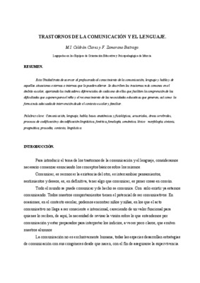 trastornos del lenguaje Book