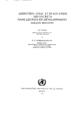 evacuation des excreta Book