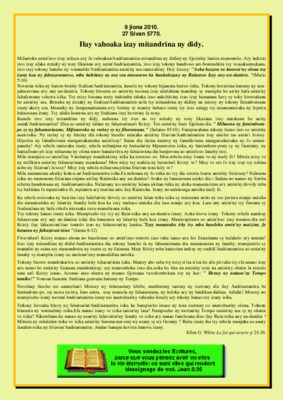 fihavanana malagasy Book