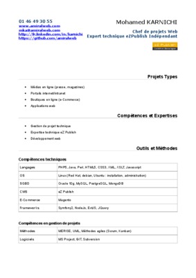 cv mohamed karnichi Book