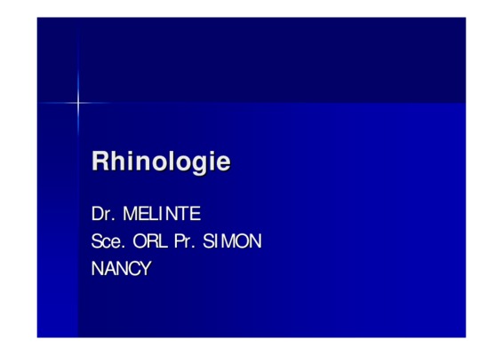rhinologie Book