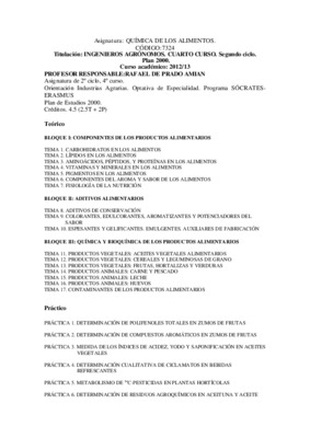 quimica do processamento de alimentos Book