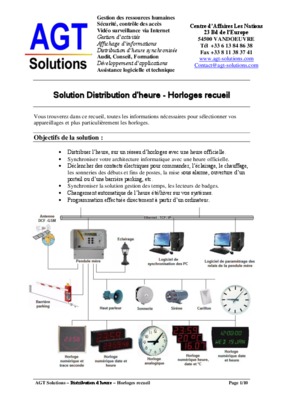 horloges Book