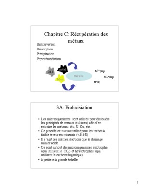 recuperation des metaux Book