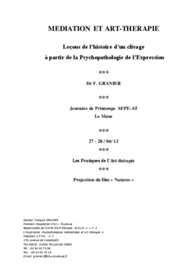 art therapie et mediation Book