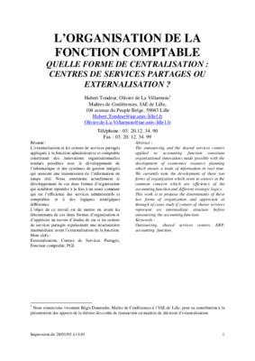 la fonction comptable et financiaire Book