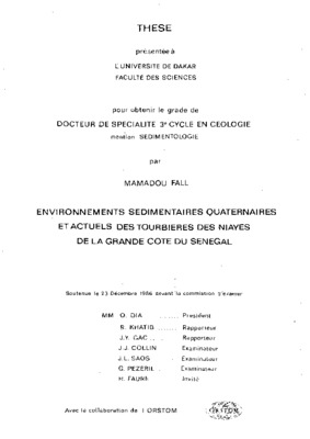 environnements sedimentaires Book