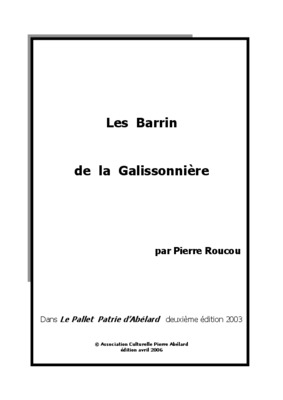 galissonniere Book