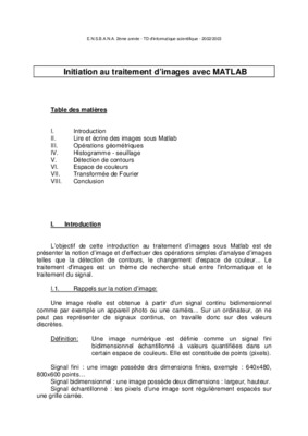initiation non linaire avec matlab Book