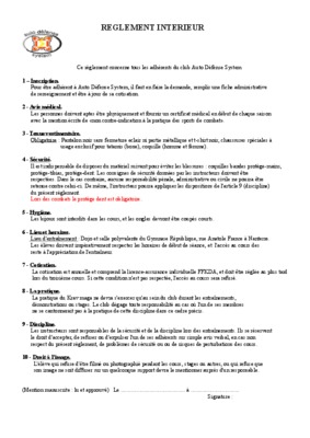 reglement consultation pieces auto Book