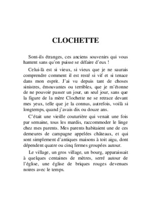 clochette Book