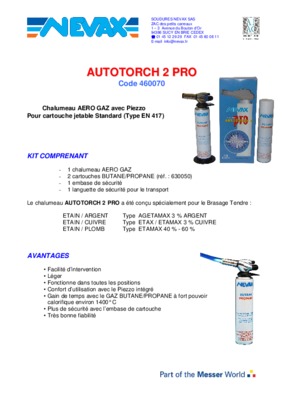 recharge cartouche gaz camping rechaud chalumeau x 3 Book