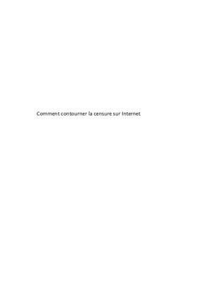 contourner la censure du net Book