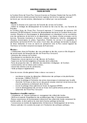 profil poste de directeur qualite Book