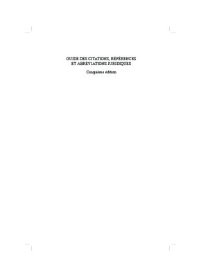 citations juridiques Book