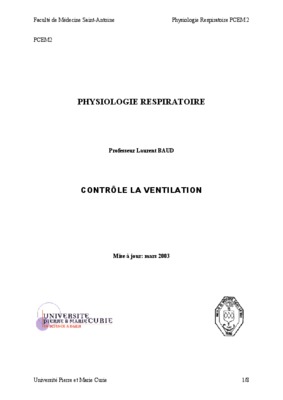 physiologie respiratoire pcem 1 Book