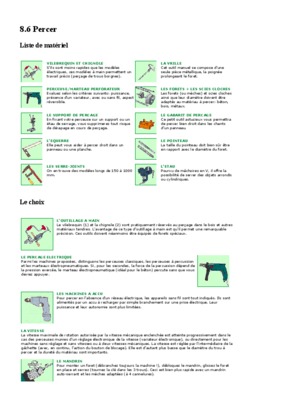 percer un materiau Book