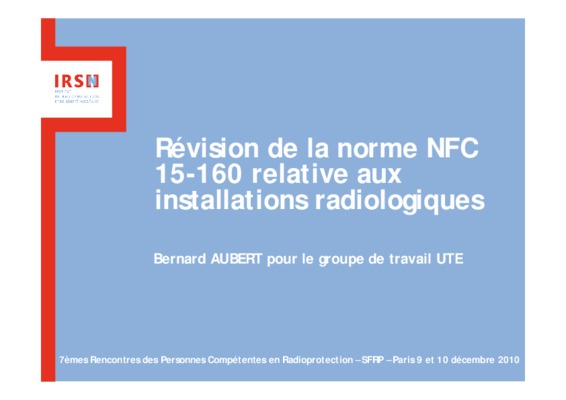 nfc 15 160 relative aux installations radiologiques Book