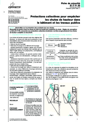 chutes de hauteur dans le btp Book