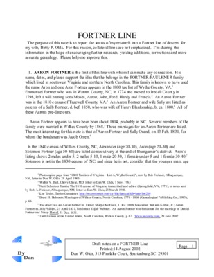 fortner Book