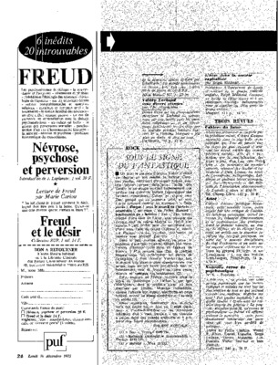 nevrose psychose et perversion sigmund freud Book