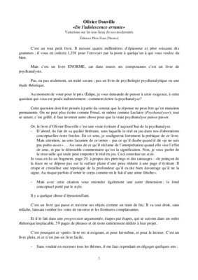 olivier douville Book