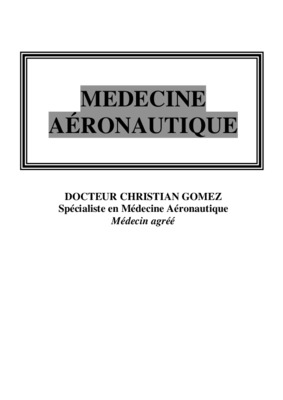 medecine aeronautique Book