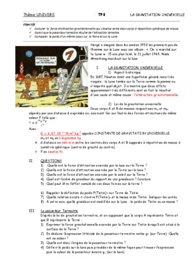 tintin et la gravitation Book