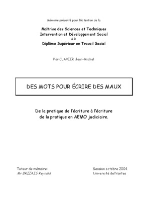 des mots et des maux Book
