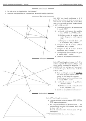 mediatrices bissectrices Book