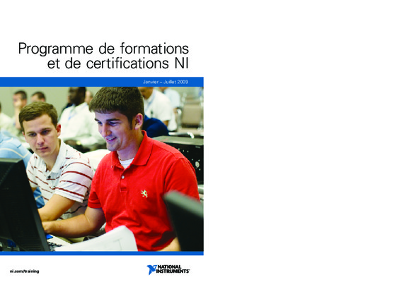 module vision dans teststand Book