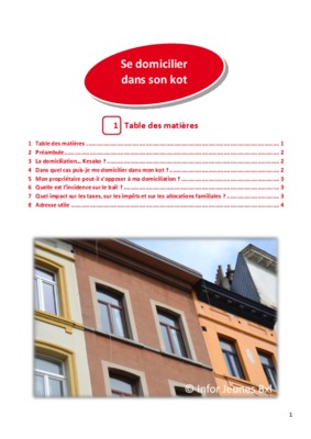 domicilier Book