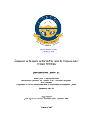 comptabilit troupeau laitier Book