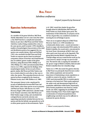 salvelinus Book