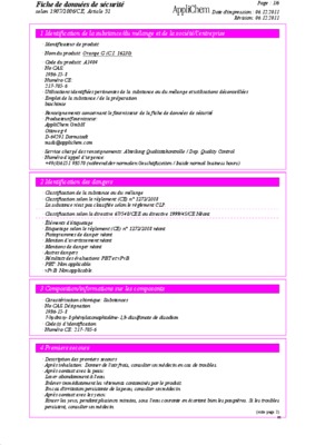 fiche produit biv orange Book