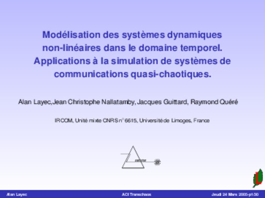 cours de systemes dynamiques et modelisation Book
