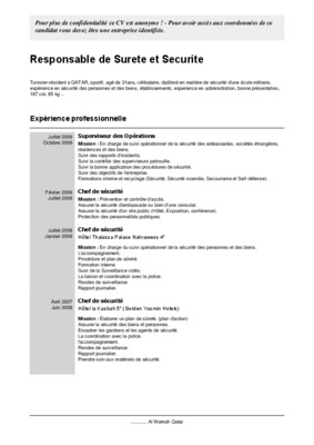 responsable securite surete Book
