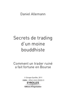 secrets de trading d_un moine bouddhiste Book