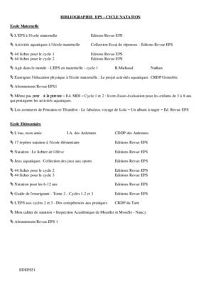 revues eps cycle 2 Book
