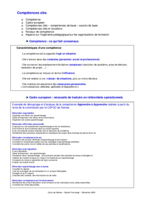 competences de base Book
