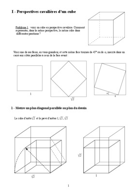 cours perspectives cavalieres Book