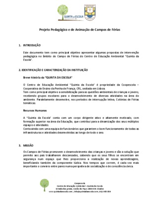 projeto pedagogico na ed infantil Book
