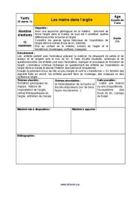 argile pour les mains Book