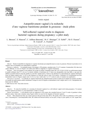 vaginose bacterienne Book